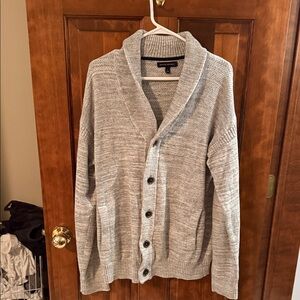 Banana Republic Light Gray Men's Cardigan
